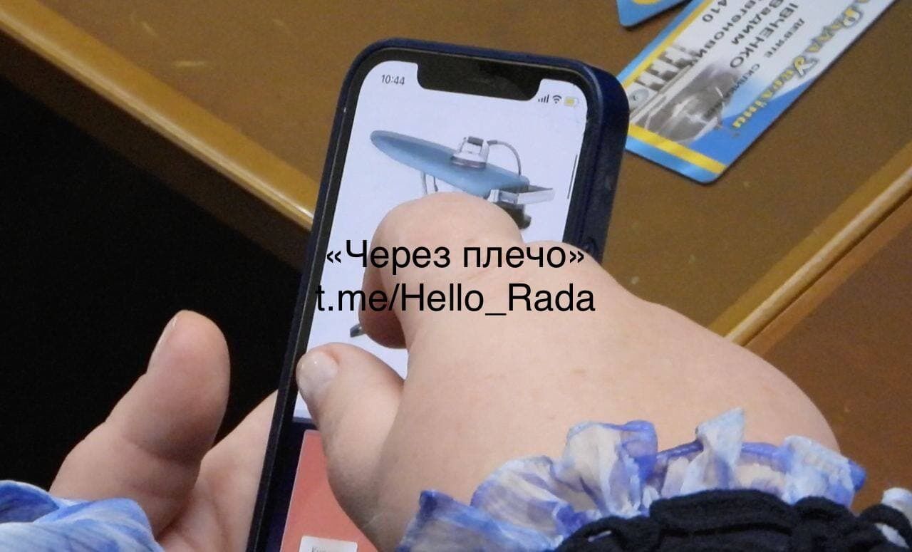 Нардеп Лабунская выбирает гладильную систему