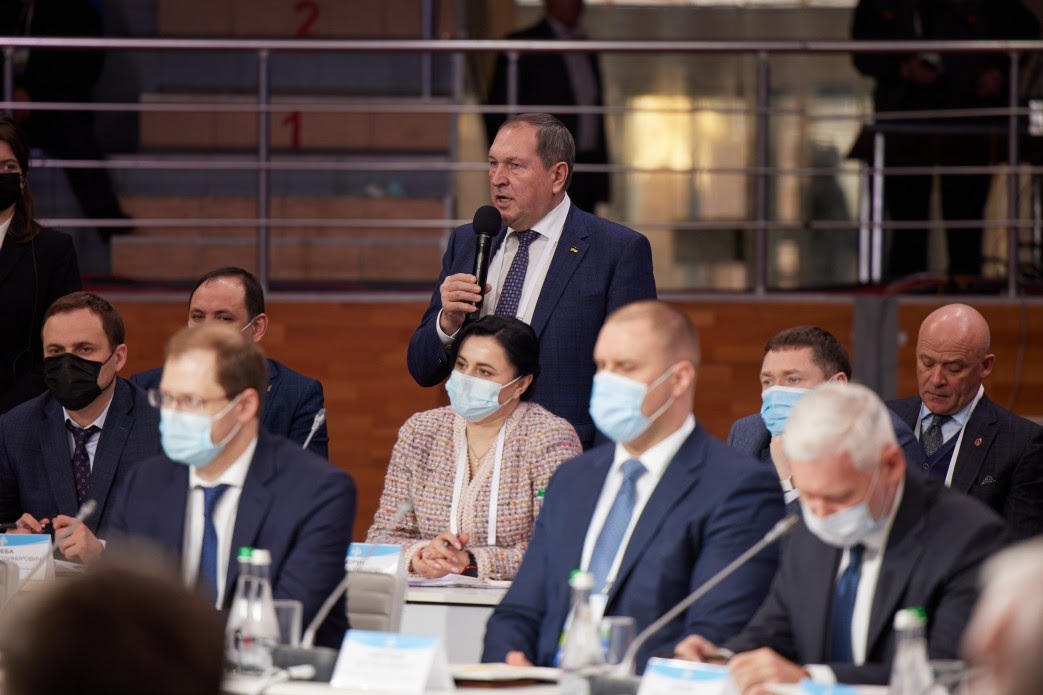 Заседание Конгресса местных и региональных властей в Харькове. Фото: https://www.president.gov.ua Заседание Конгресса местных и региональных властей в Харькове. Фото: https://www.president.gov.ua