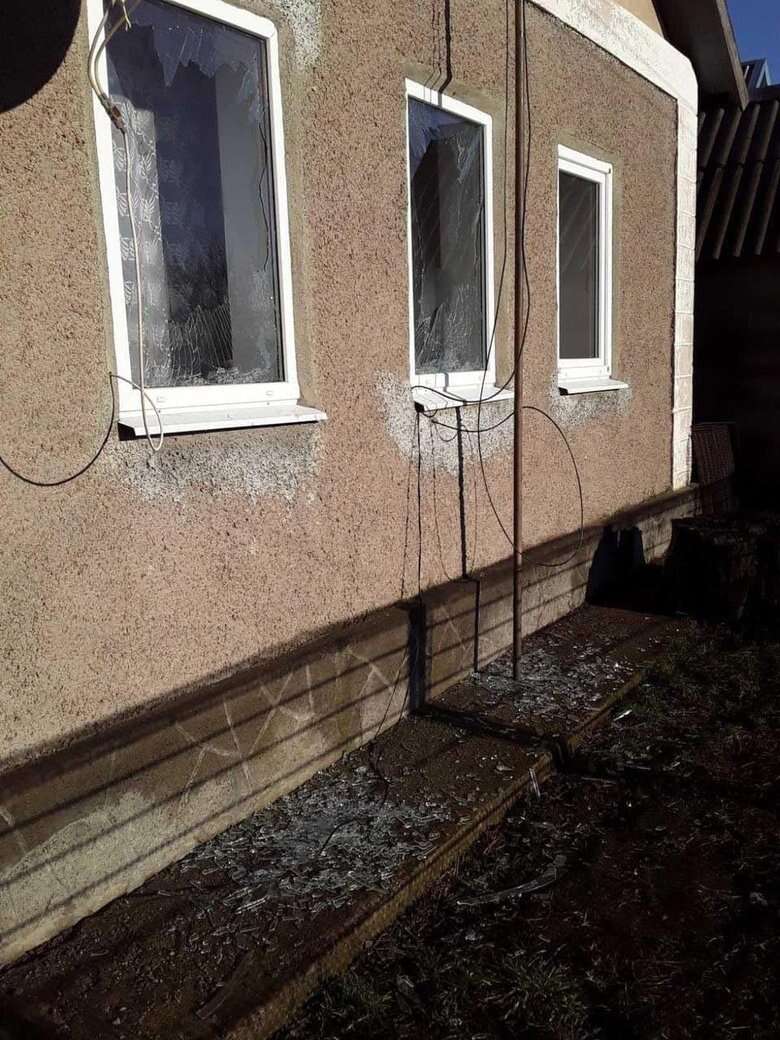 Последствия вчерашнего обстрела российскими войсками Гранитного 01 dqxikeidqxitkant