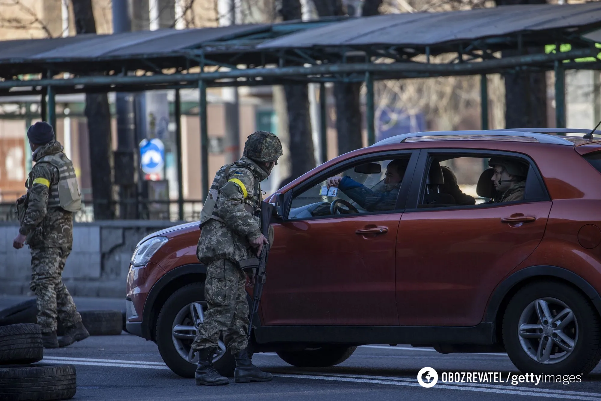 Патрули на улицах Киева