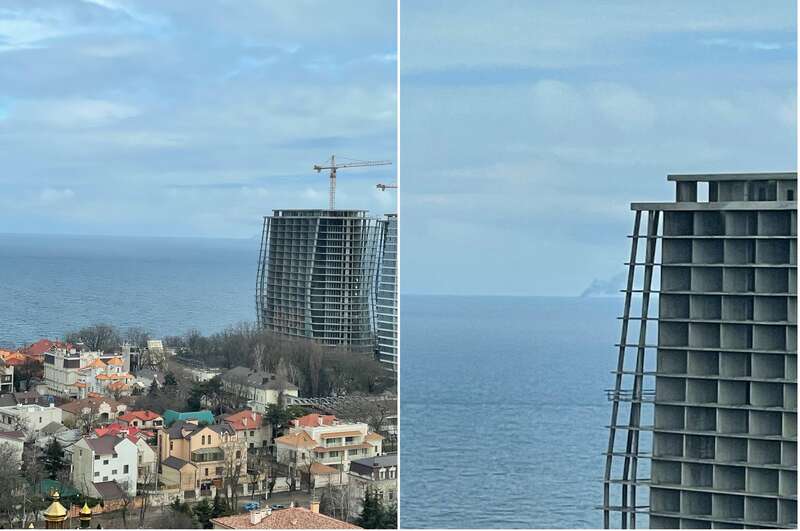 Под Одессой подбили российский военный корабль dqxikeidqxitkant