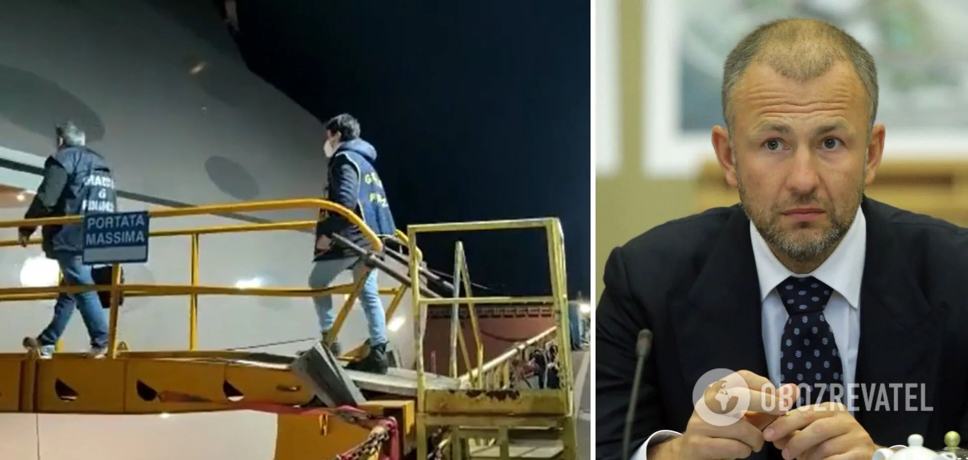 Суперяхту Мельниченко арестовали в Италии