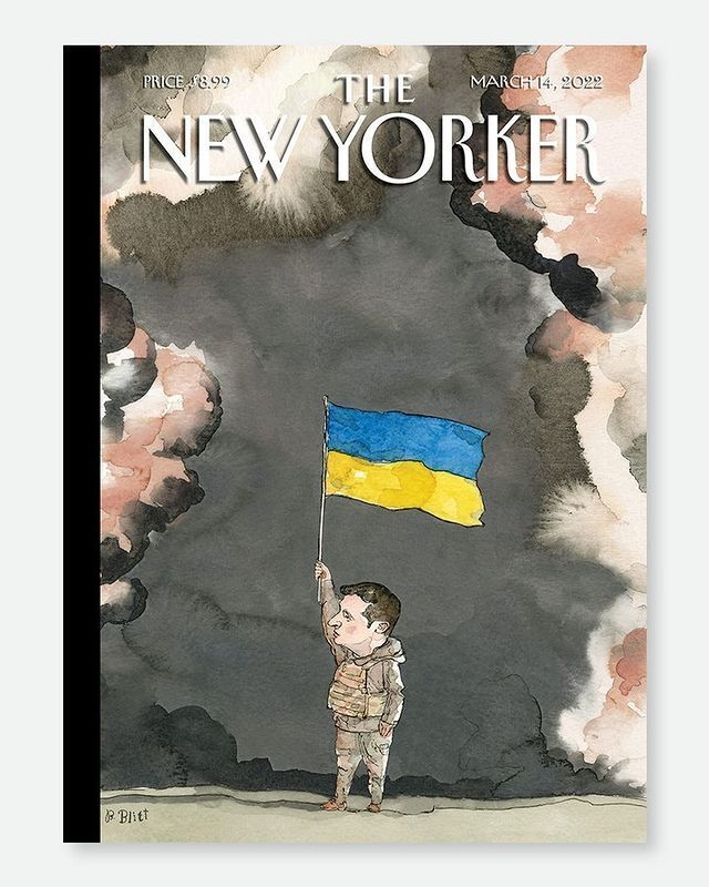 Обложка The New Yorker за 7 марта 2022-го.