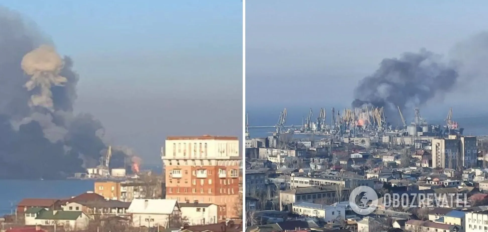 Уничтоженный российский БДК