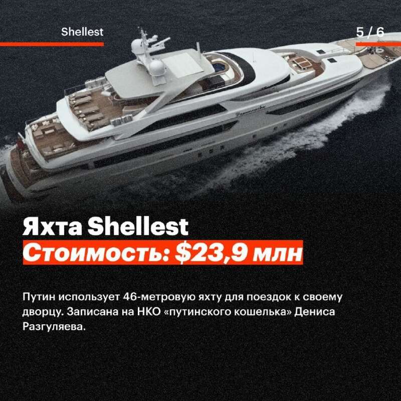 Яхта Путина Graceful Шехерезада Чайка Olympia Nega Shellest судно ФСО расследование