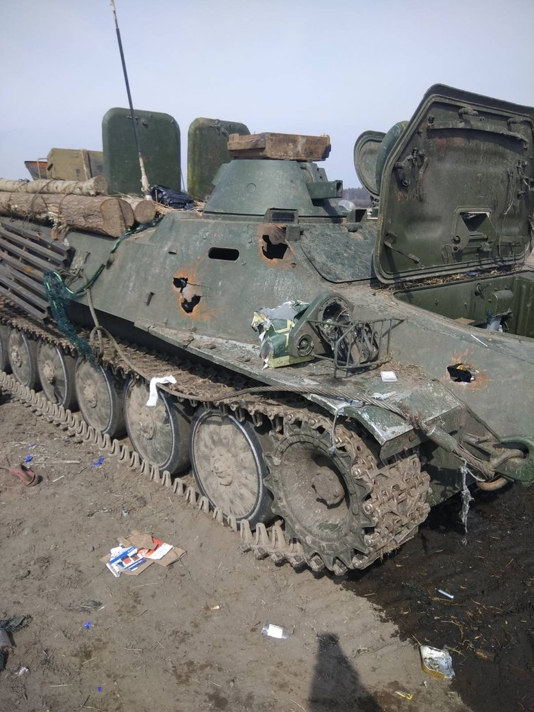 Уничтожена очередная колонна бронетехники оккупантов на Черниговщине, - Оперативное командование Север 07