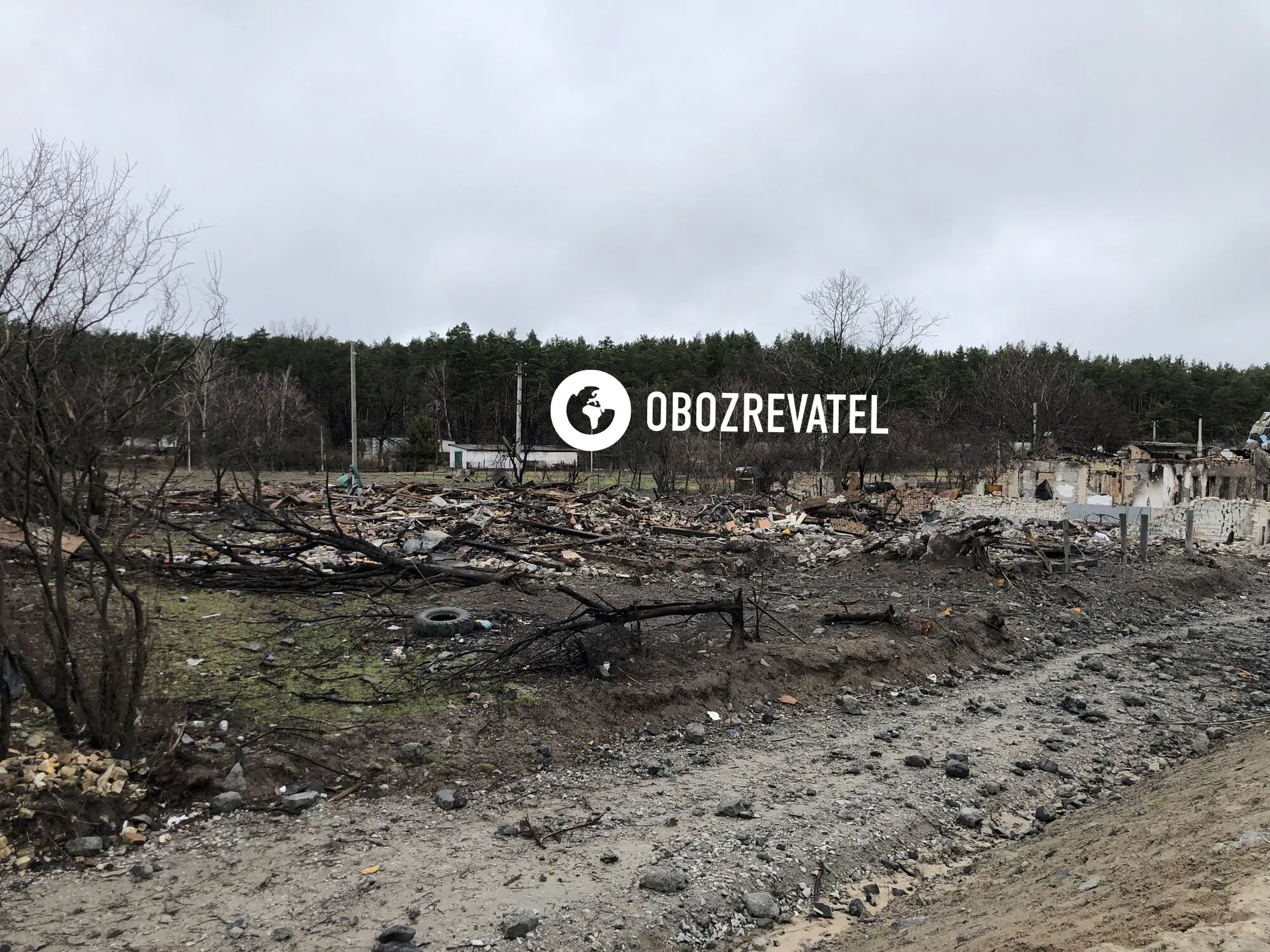 Залесье превратилось в руины