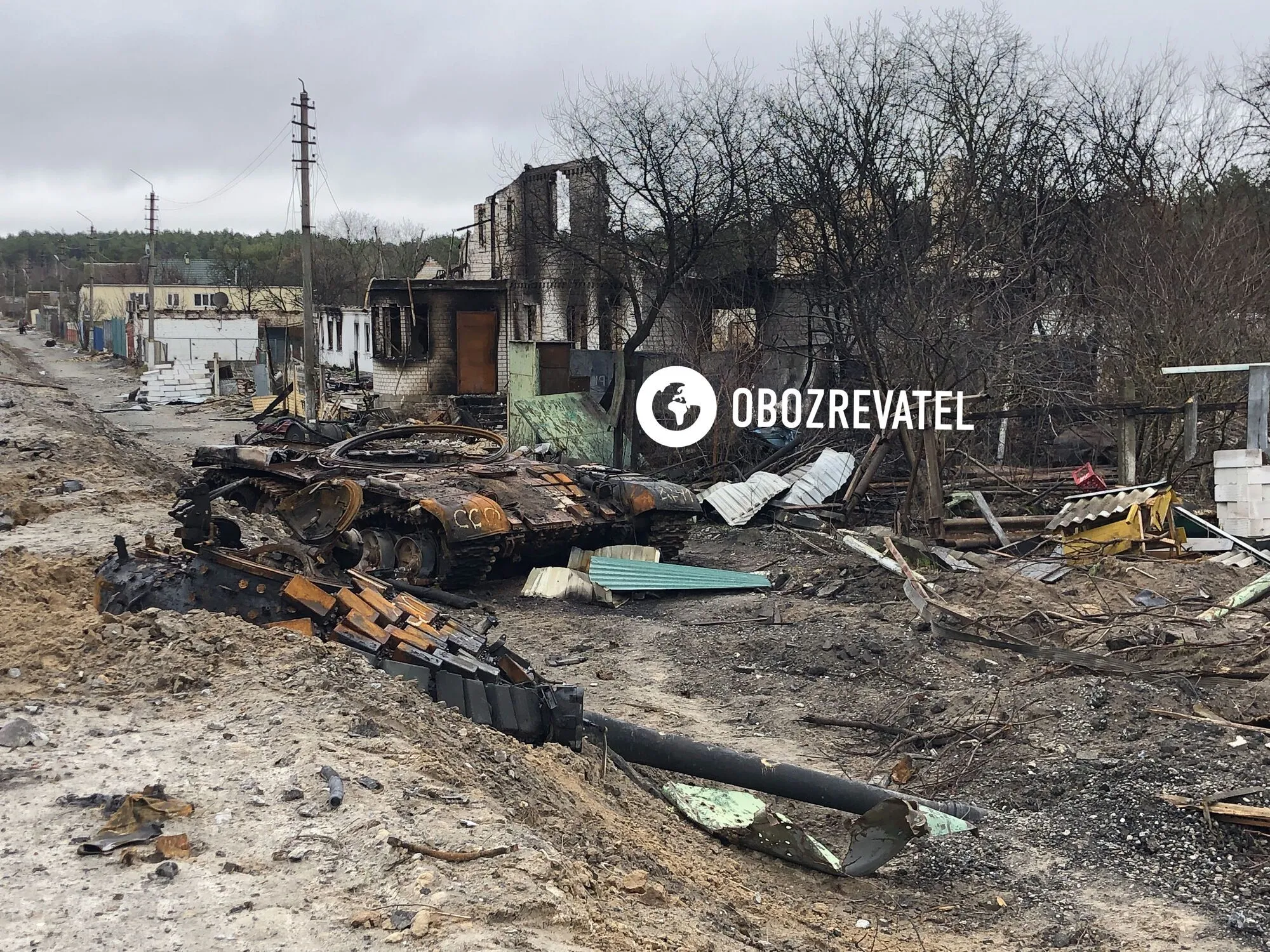 Разбитая техника оккупантов