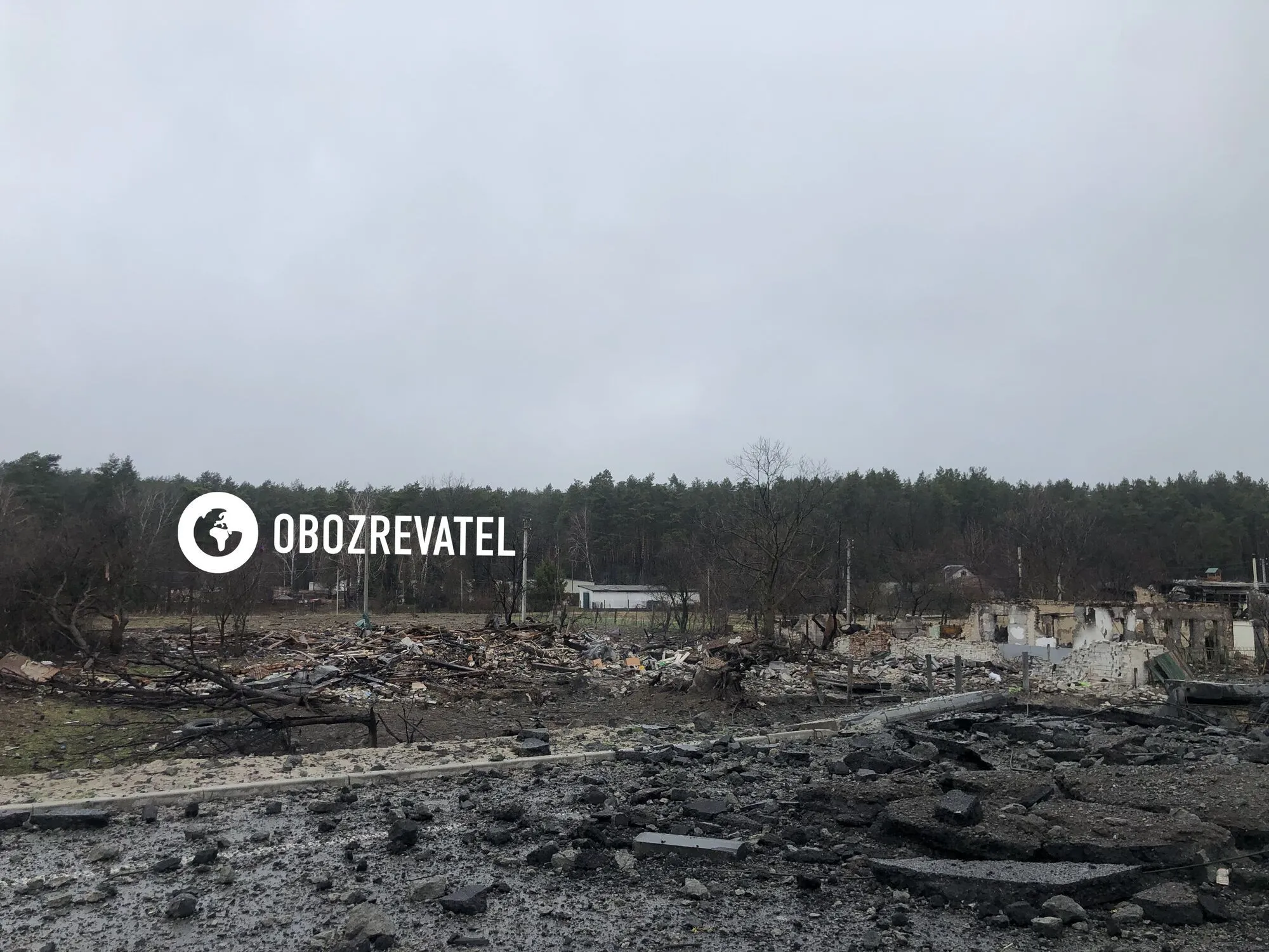 Руины в деревне