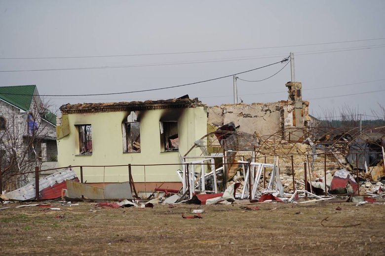 Масштаби руйнувань у Богданівці та Великій Димерці на Київщині 13