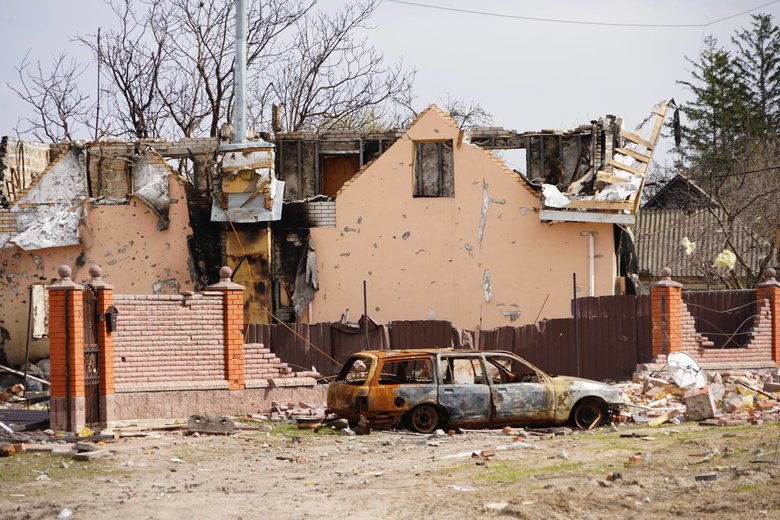 Масштаби руйнувань у Богданівці та Великій Димерці на Київщині 18