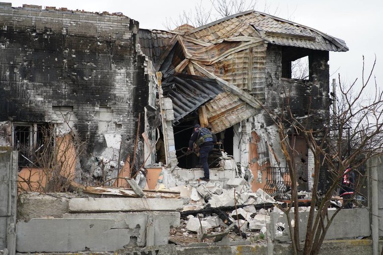 Масштаби руйнувань у Богданівці та Великій Димерці на Київщині 19