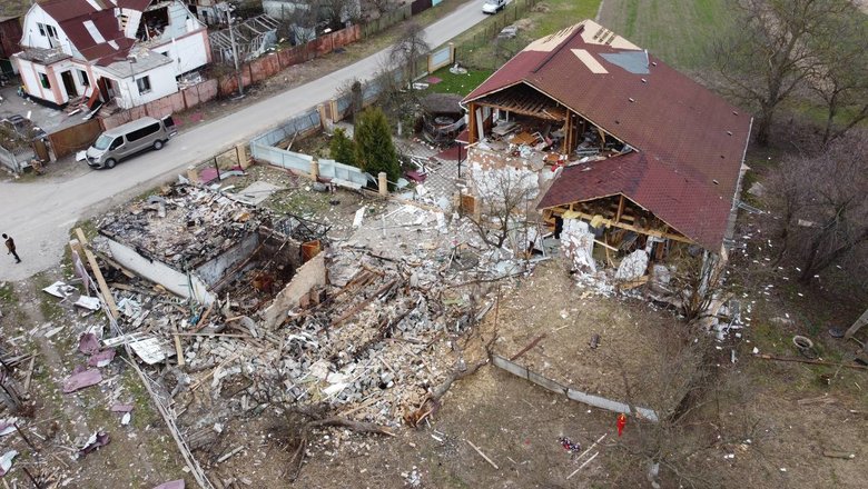 Масштаби руйнувань у Богданівці та Великій Димерці на Київщині 03