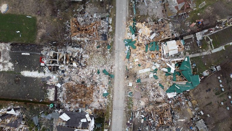 Масштаби руйнувань у Богданівці та Великій Димерці на Київщині 05