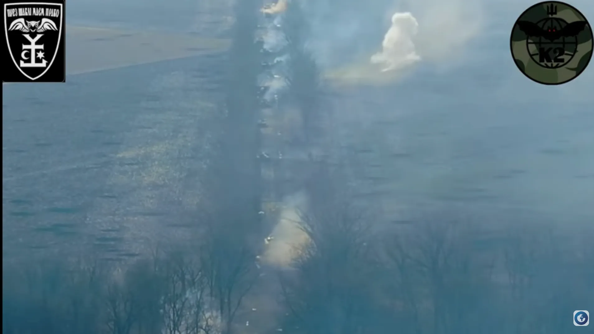 К2 уничтожила два танка российских оккупантов