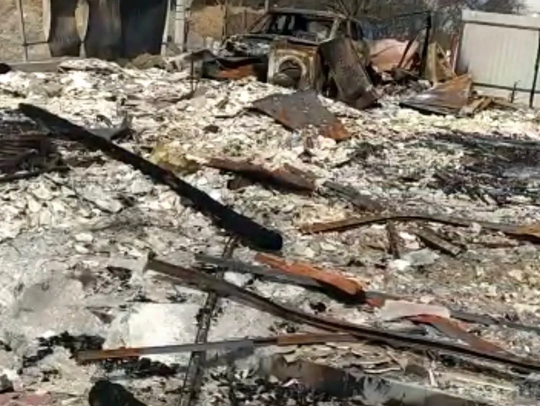 Оккупанты сожгли дом телеведущей