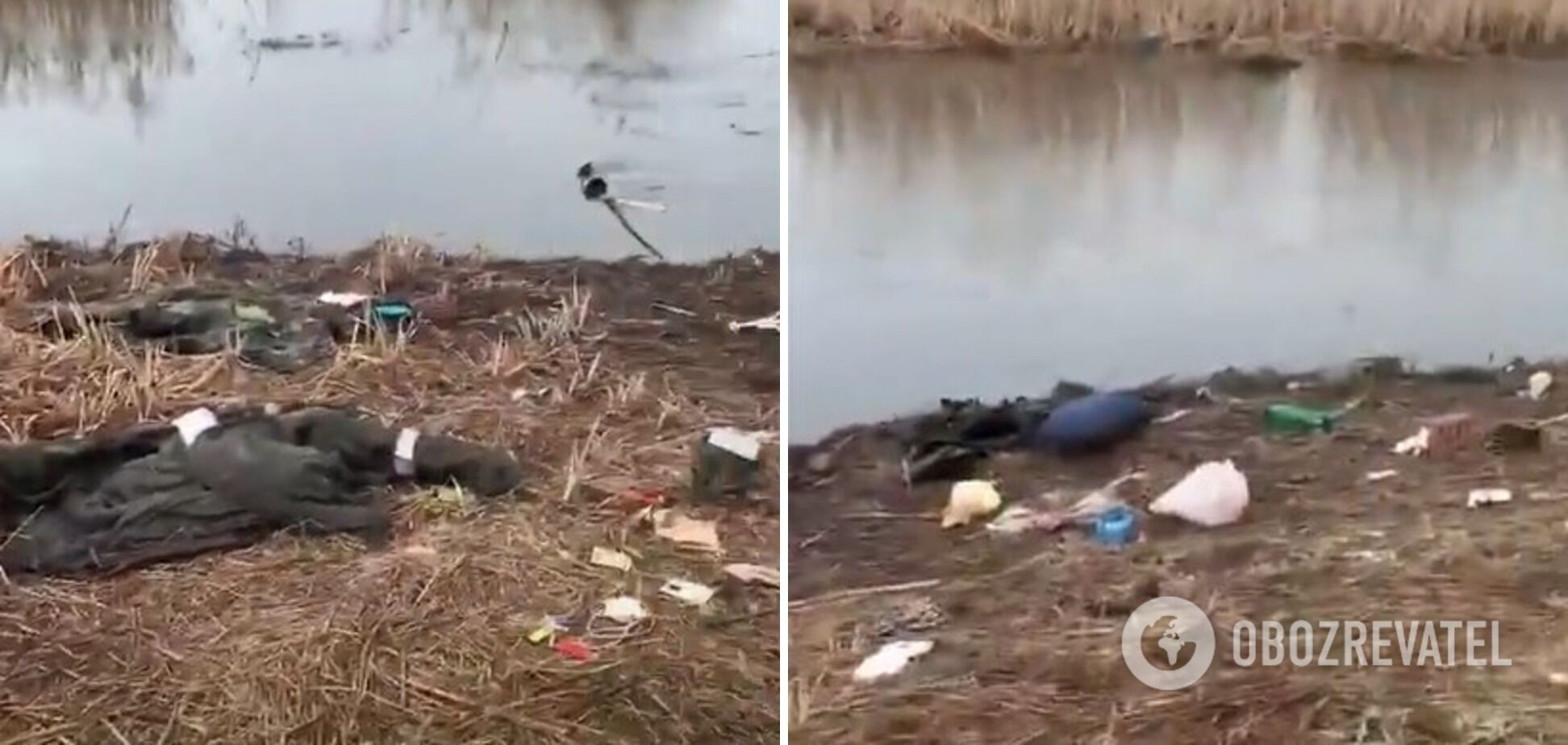 Оккупанты оставили после себя много мусора