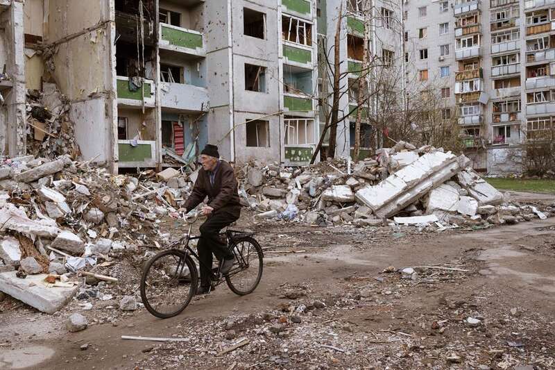 Чернигов после бомбардировок