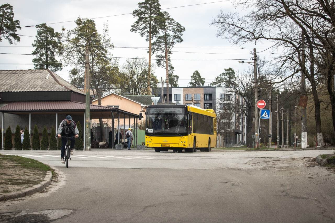 Вместо трамвая курсирует временный автобусный маршрут.
