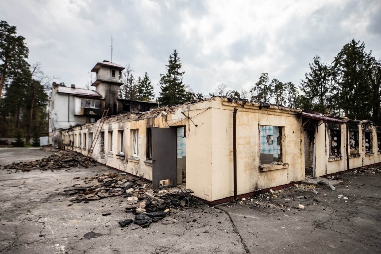 Психоневрологический интернат еще восстанавливают.