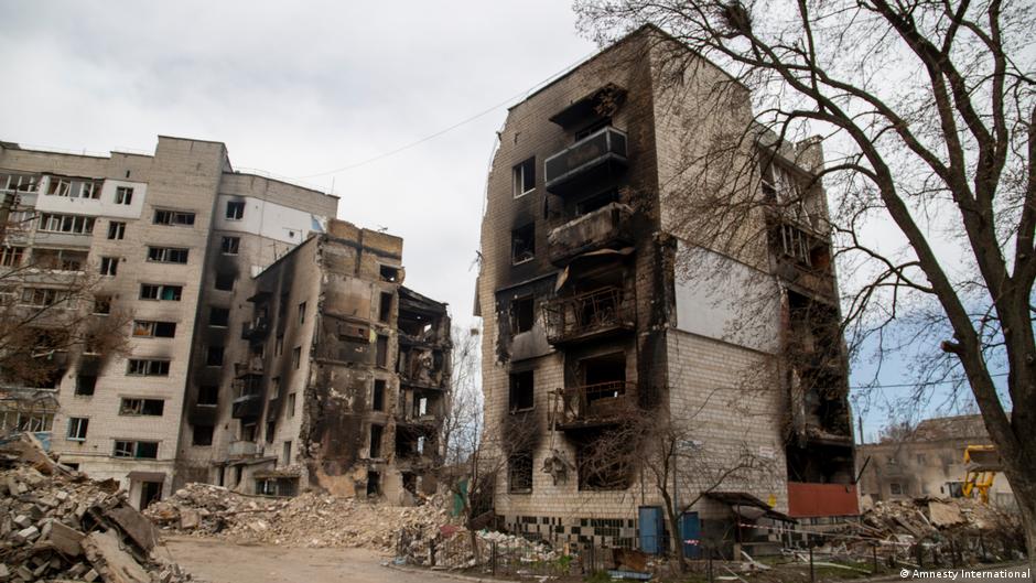 Жилые дома в Бородянке, подвергшиеся российскому авианалету 1 марта 2022 года Жилые дома в Бородянке, подвергшиеся российскому авианалету 1 марта 2022 года