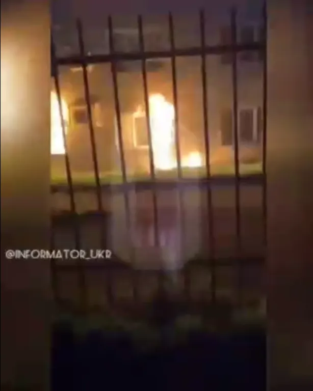 В военкомате начался пожар