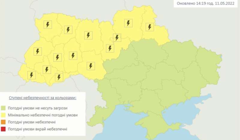 Гроза накроет и Киев. В Украине объявлено штормовое предупреждение dqxikeidqxiqqeant