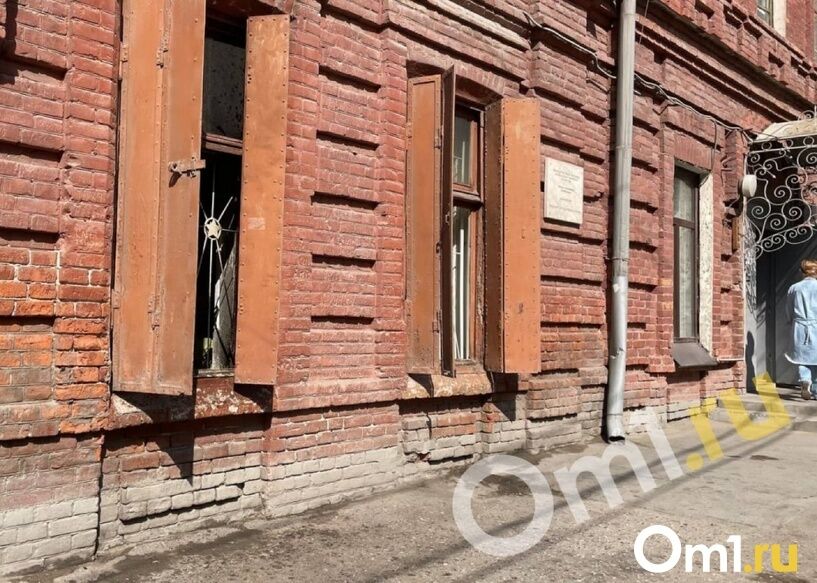 Военкомат в Омске после атаки