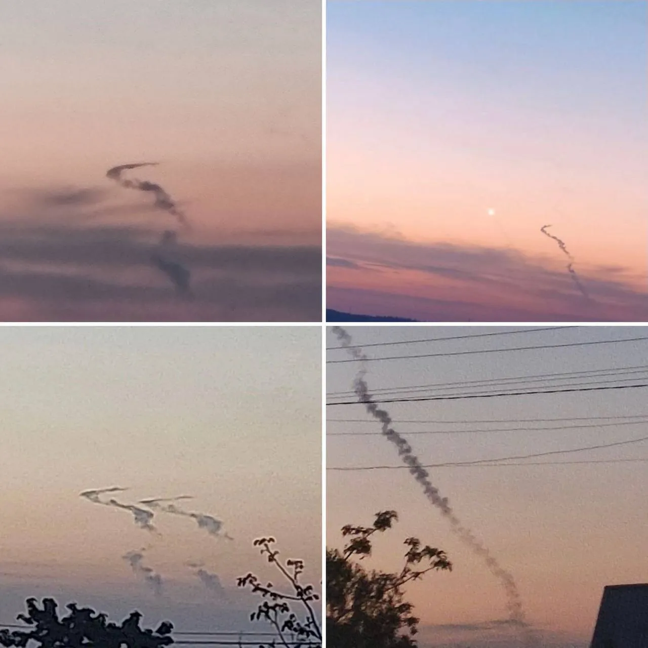 Кадры из Львовщины во время взрывов утром 15 мая dqxikeidqxitkant