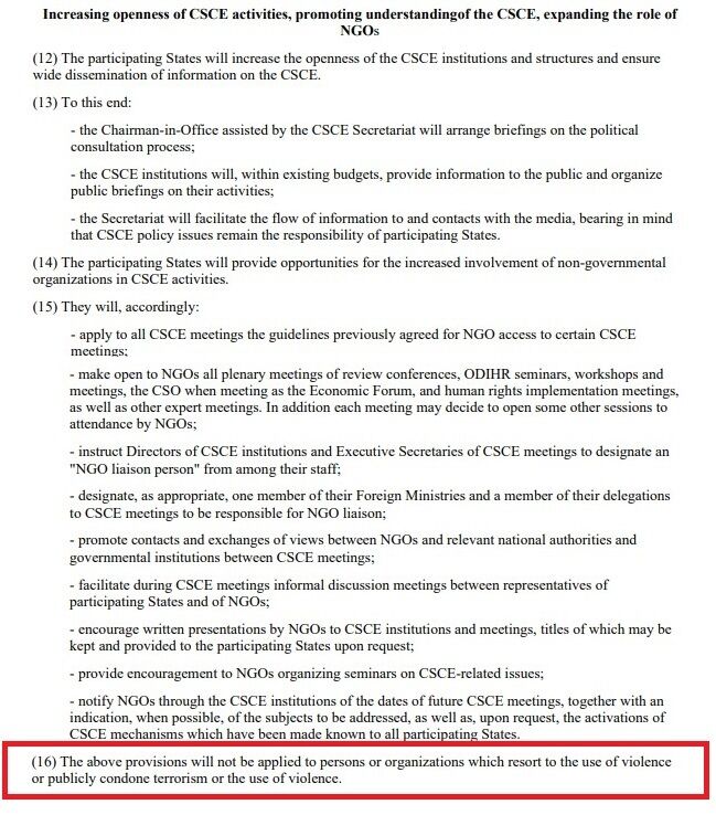 Хельсинкский документ 1992 года