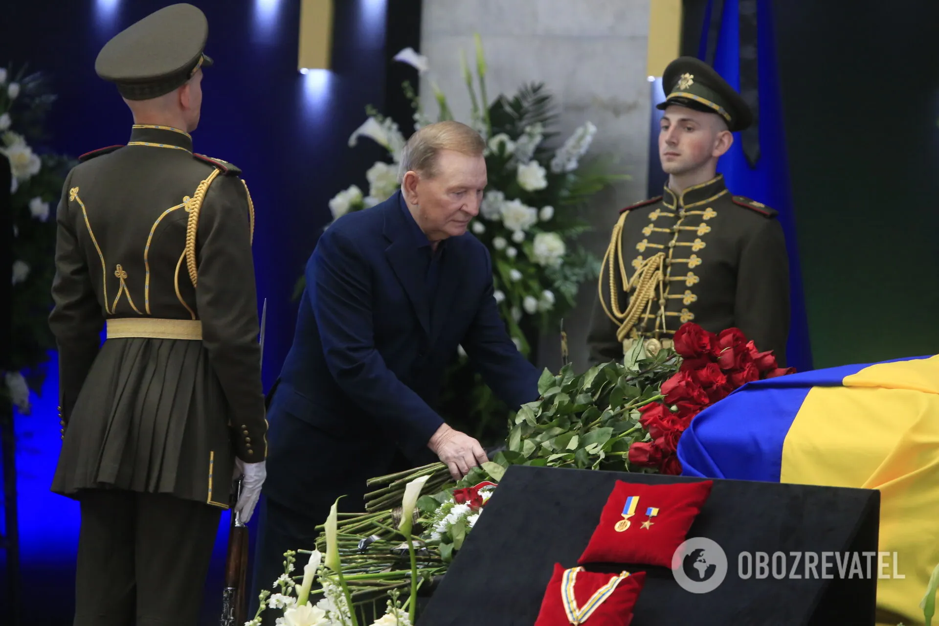 Церемония прощания с Леонидом Кравчуком