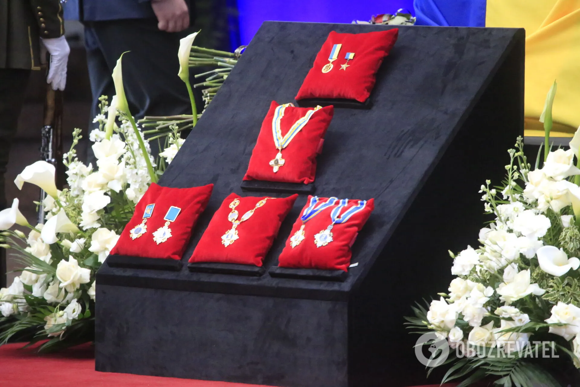 Церемония прощания с Леонидом Кравчуком