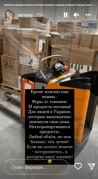 Брежнева призвала подписчиков помочь центру по возможности