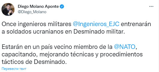   Diego Molano Aponte  Twitter