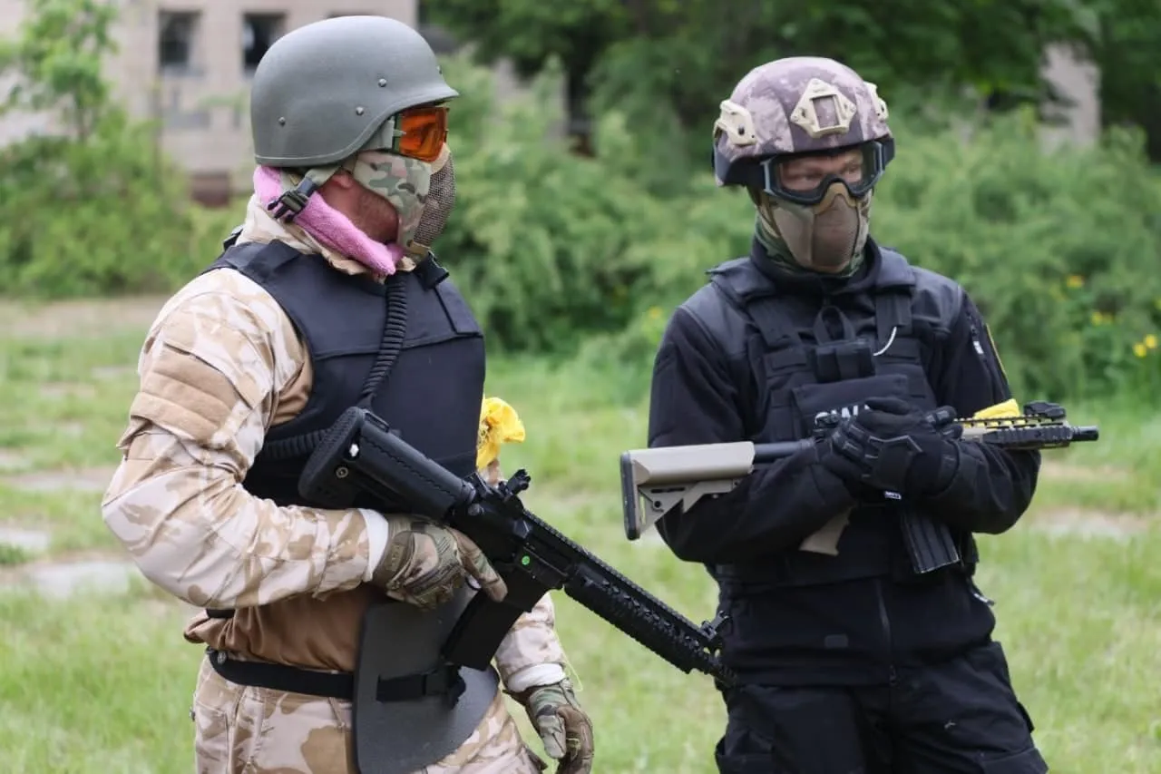 Обучение подразделений теробороны.