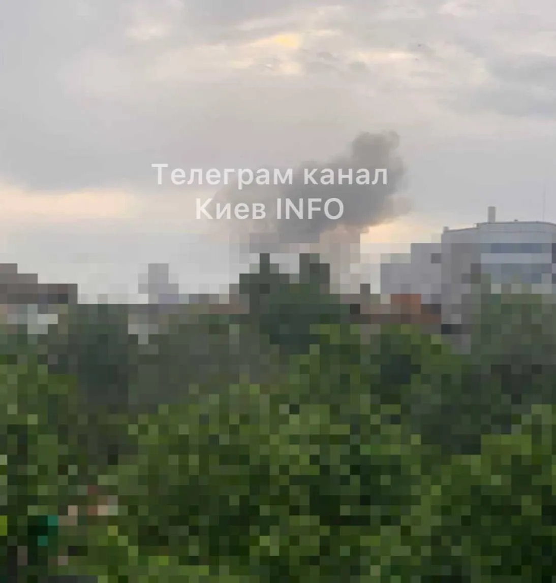 Кадры из Киева после взрывов