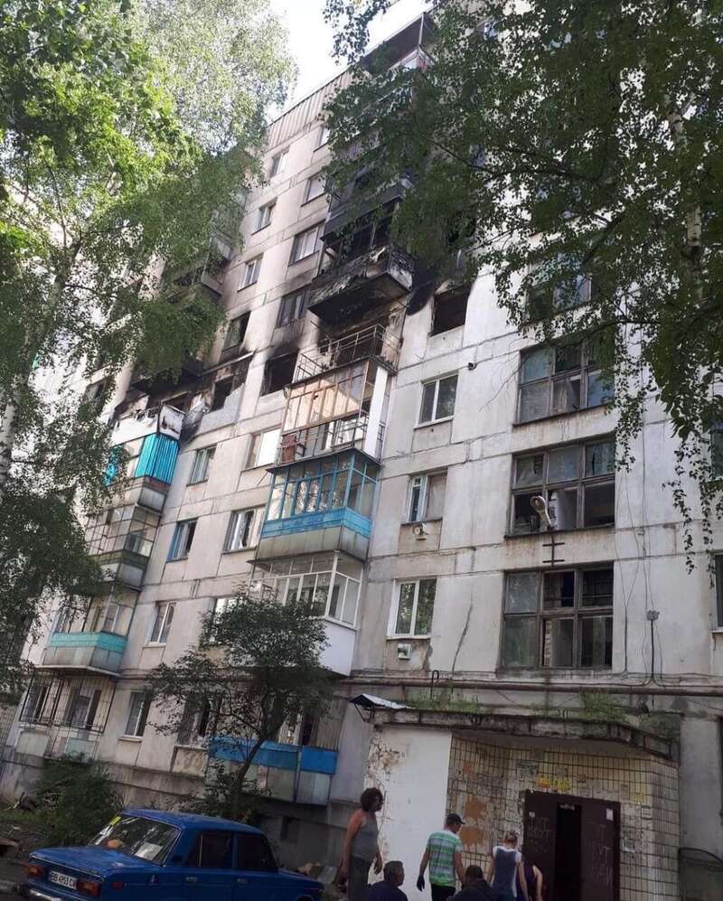 Оккупанты обстреляли жилую инфраструктуру dqxikeidqxitkant