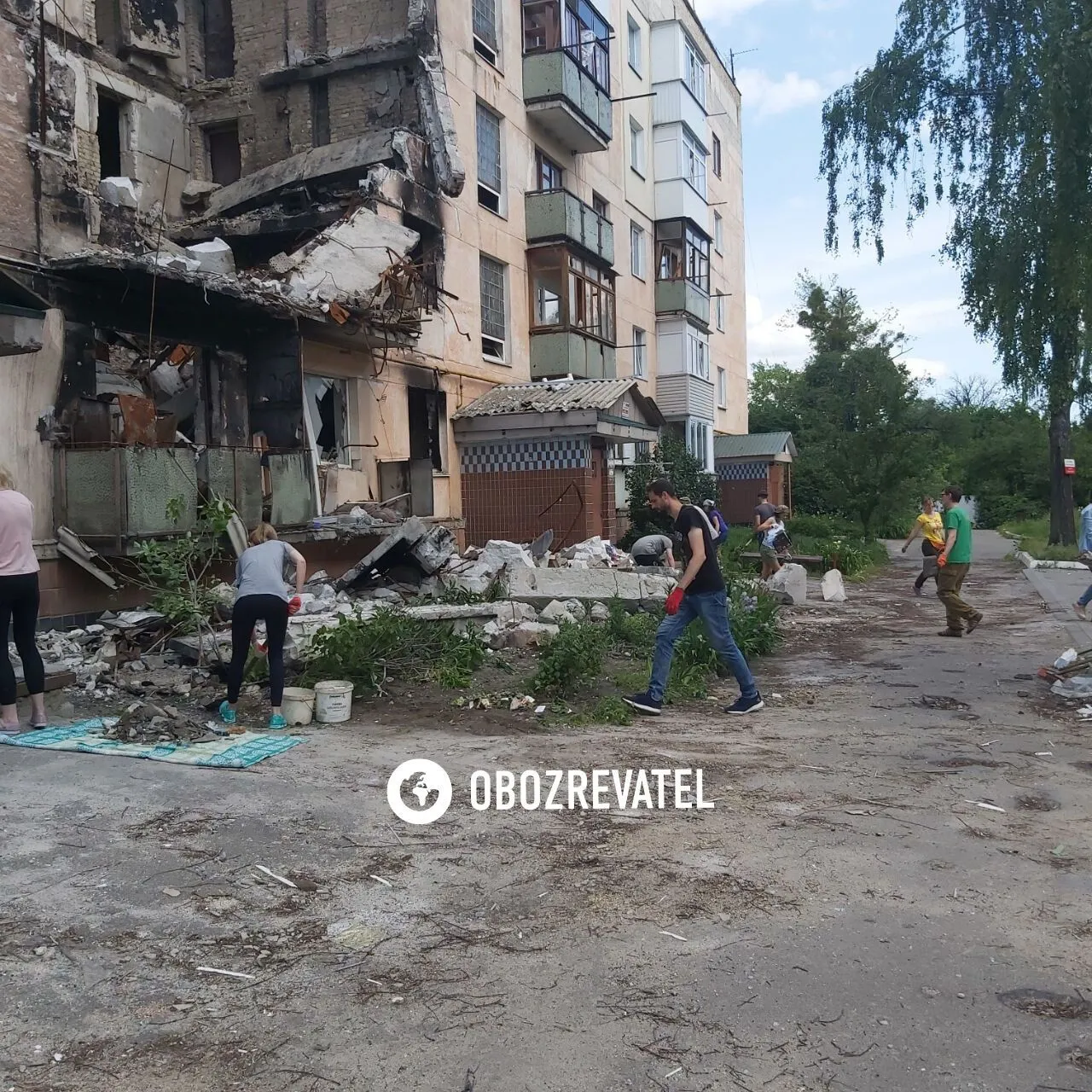 ’’Держали тушу свиньи на балконе’’: как выглядит район Гостомеля, где ’’гостили’’ кадыровцы