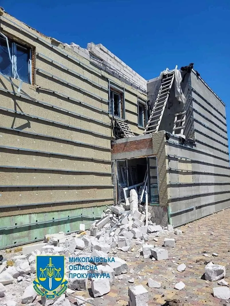 Последствия ракетного удара по Баштанке