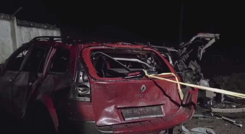 Уничтожены в результате удара РФ гражданские авто dqxikeidqxitkant