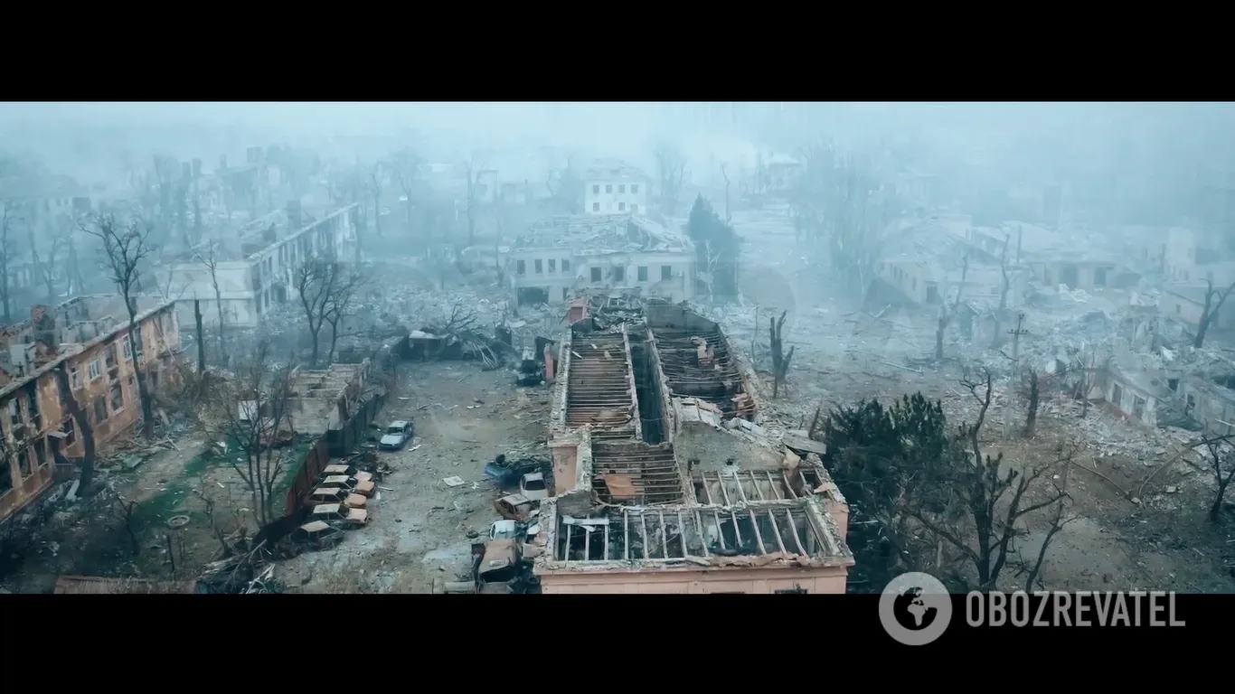 Разрушенный россиянами Мариуполь