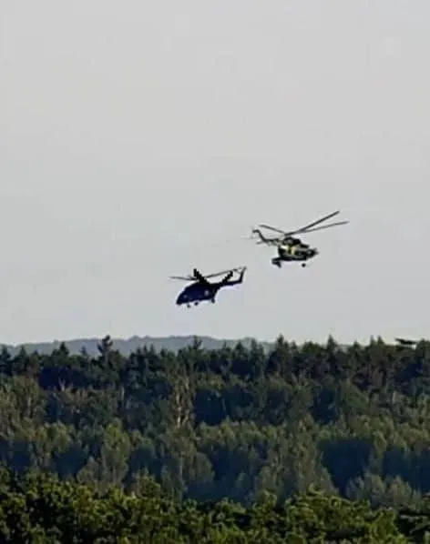 Вертолеты российских захватчиков