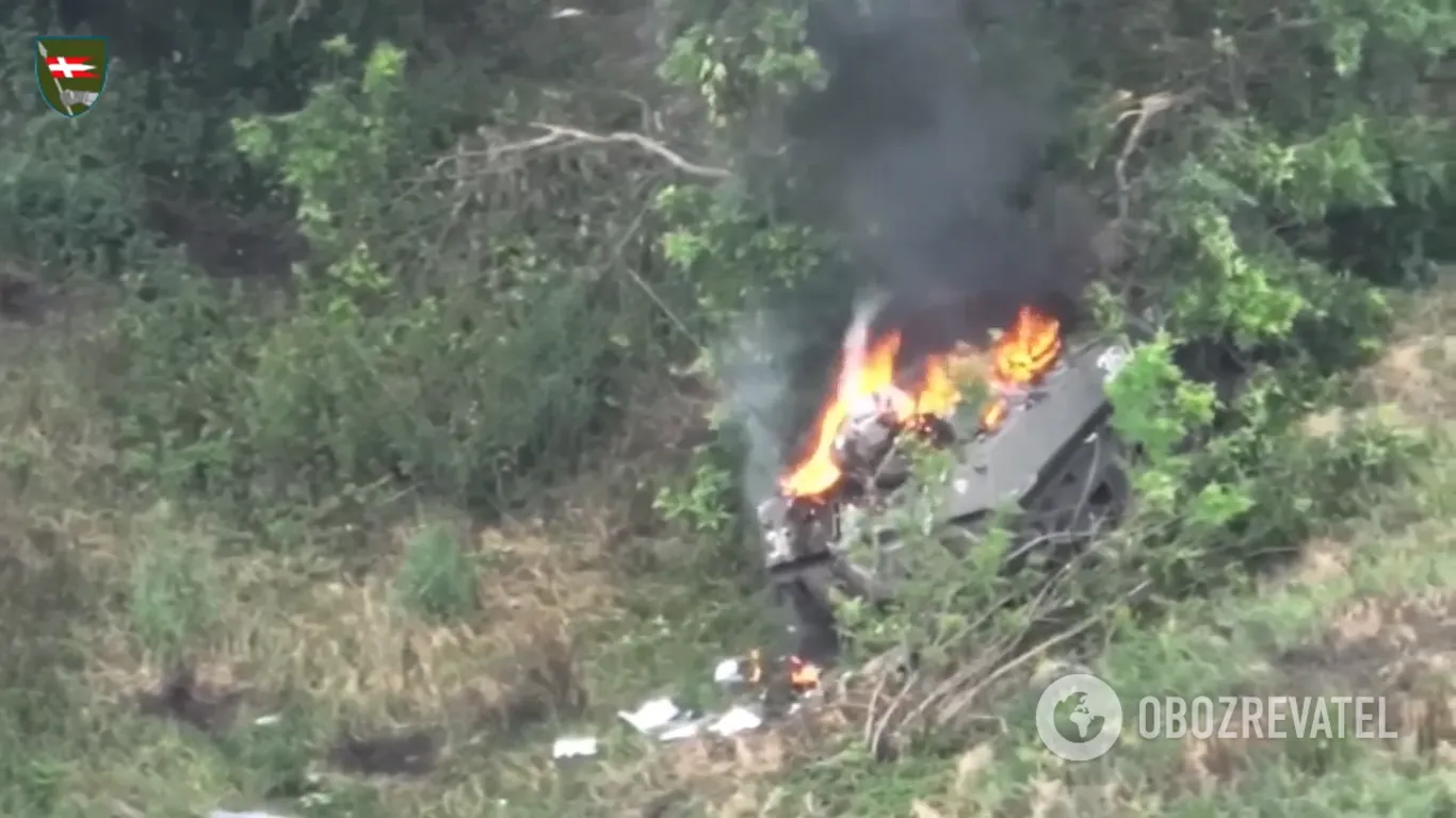 Воины 14-й бригады ВСУ уничтожили очередной российский танк dqxikeidqxiqqeant