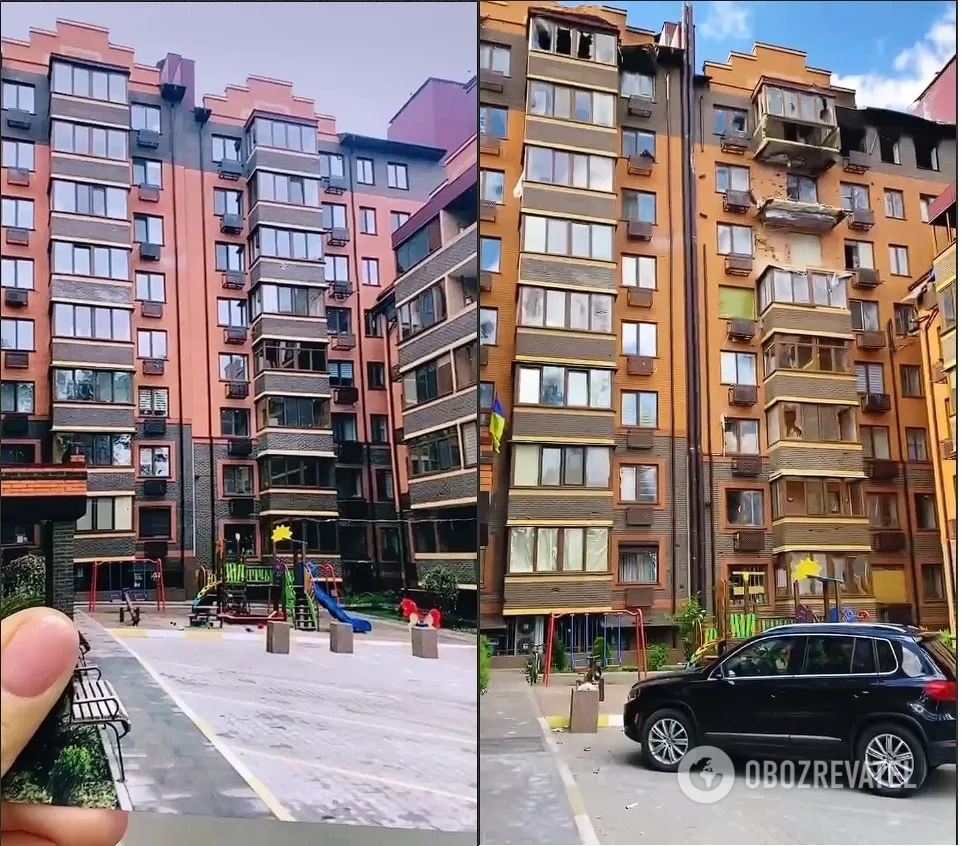 Можно рассмотреть, как изменился населенный пункт после прихода "русского мира". dqxikeidqxitkant