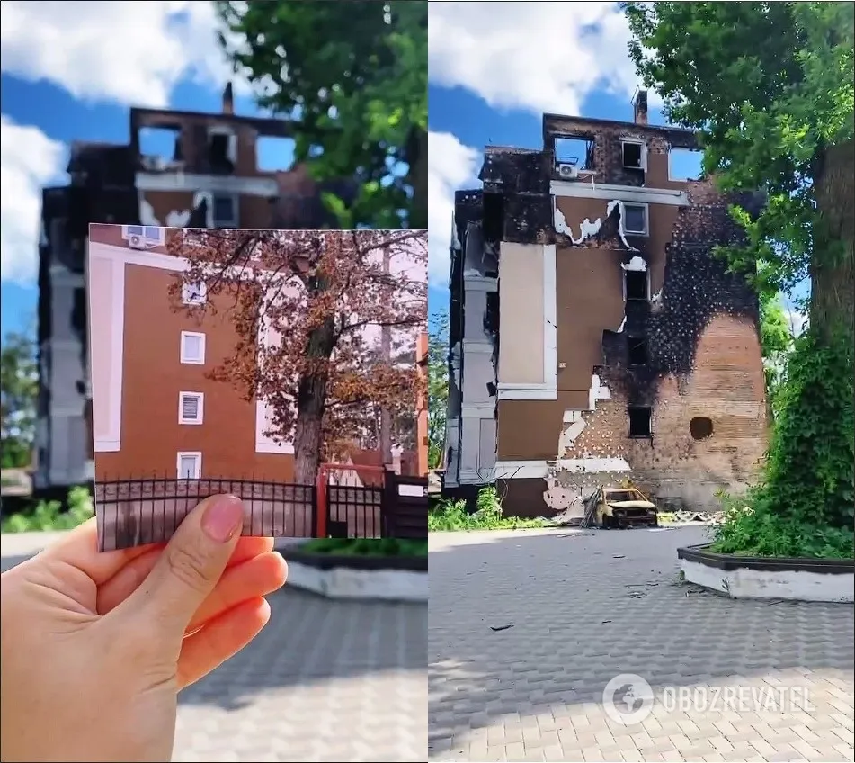 Город серьезно пострадал из-за обстрелов оккупантов.