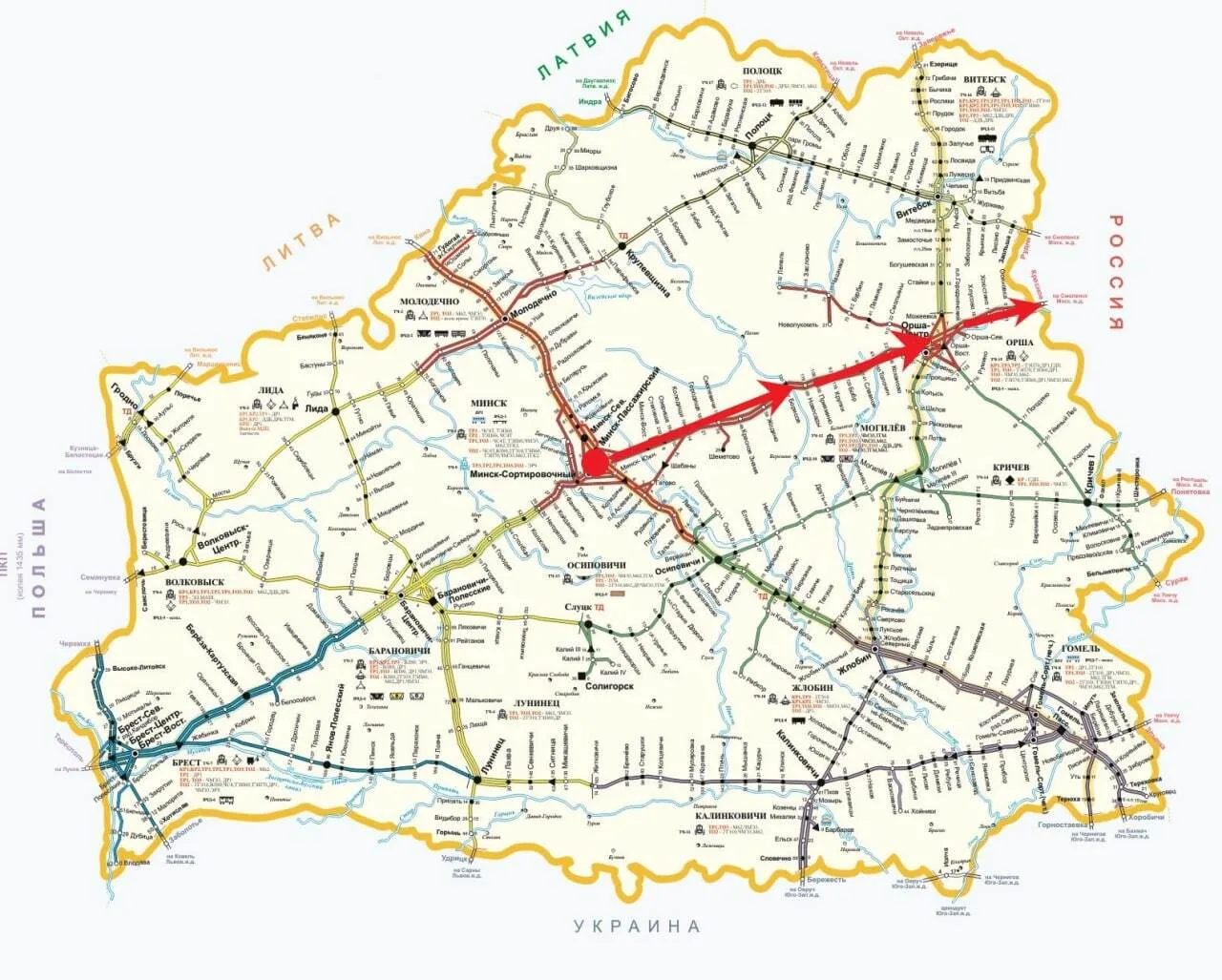 Маршрут следования поездов. dqxikeidqxiqqeant