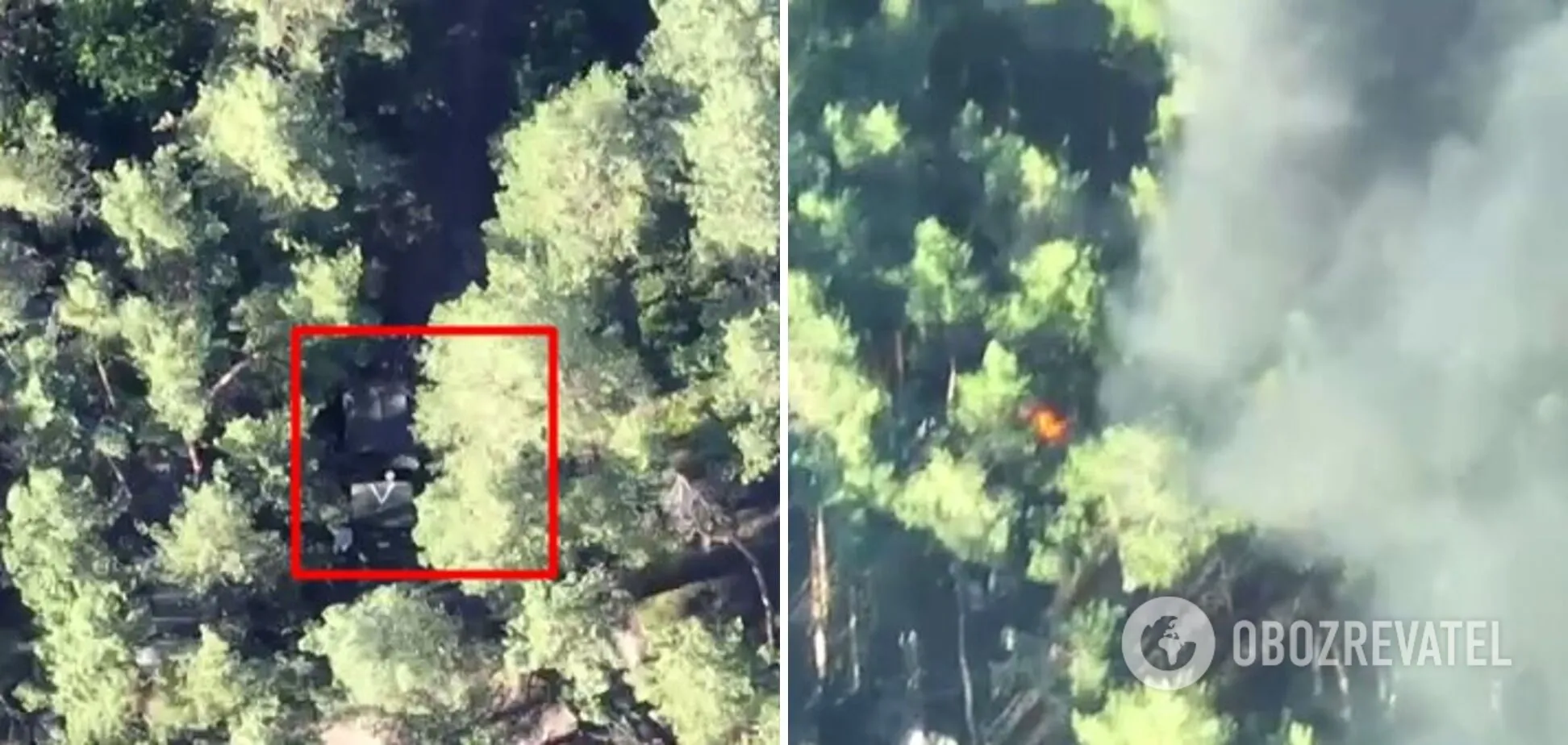 ВСУ уничтожили технику оккупантов в лесу dqxikeidqxitkant