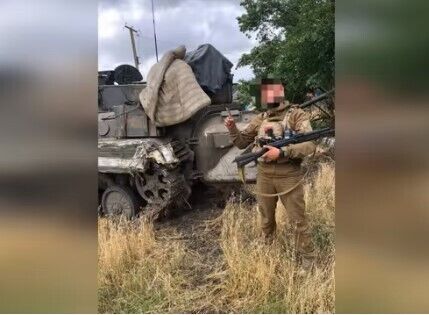 Украинские бойцы уничтожили ряд вражеской техники