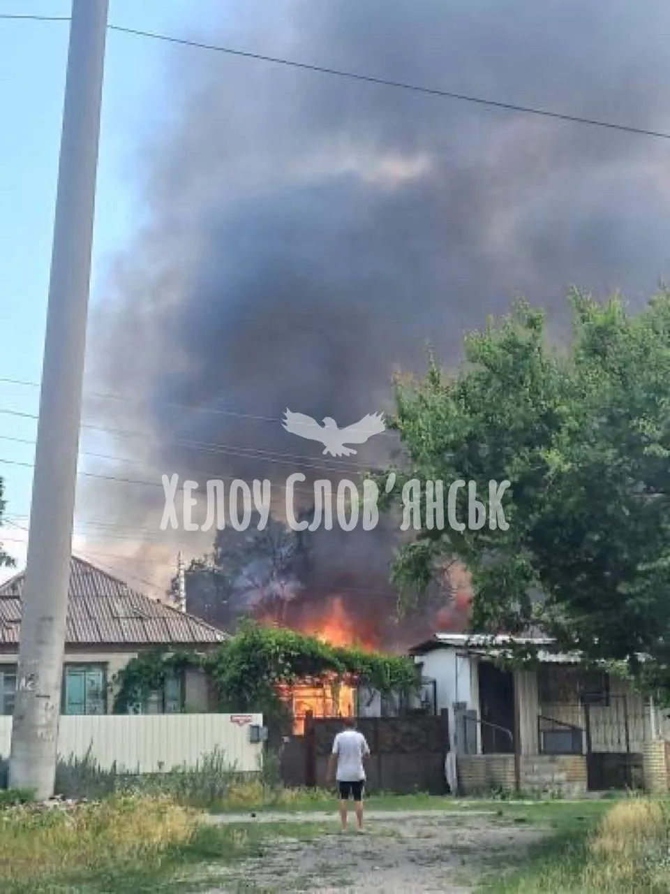 Дым над Славянском