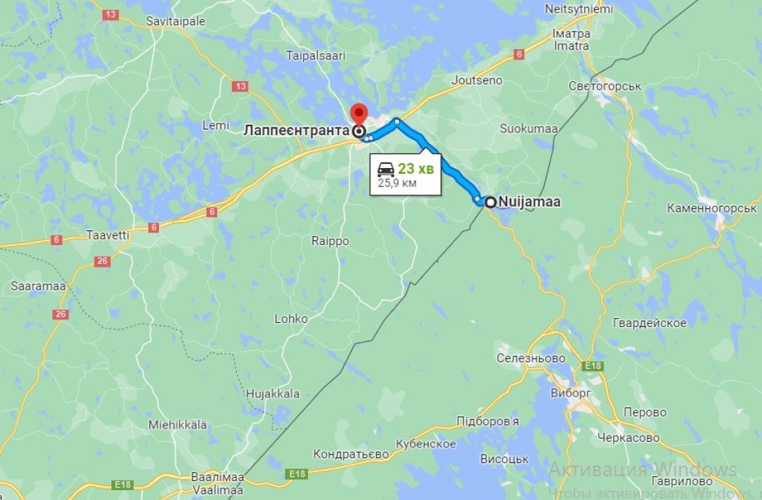 Расстояние до границы с Ленинградской областью. dqxikeidqxitkant